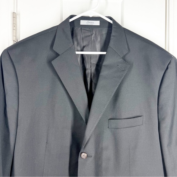 Lauren Ralph Lauren Men's Black Wool Suit Blazer Jacket Size 50L - Picture 3 of 12